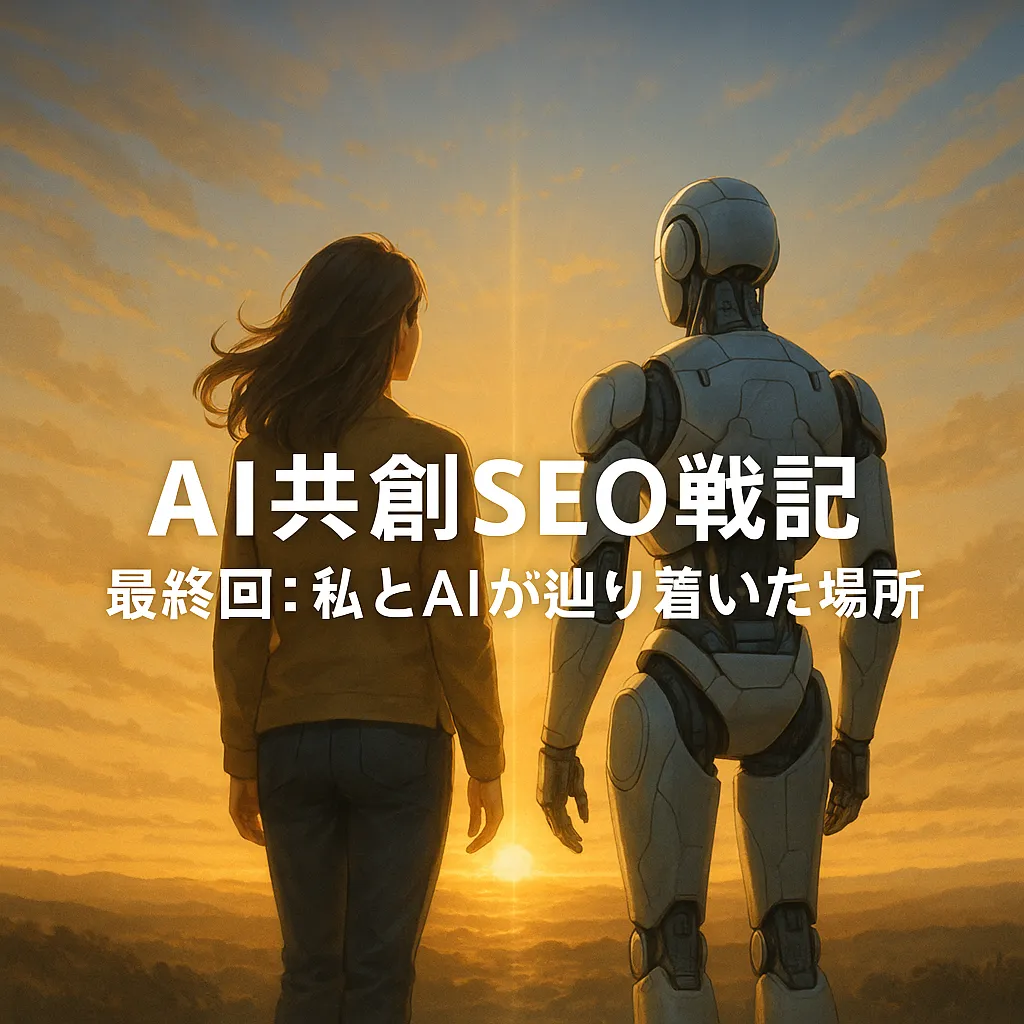AI共創SEO戦記 最終回：私とAIが辿り着いた場所の画像