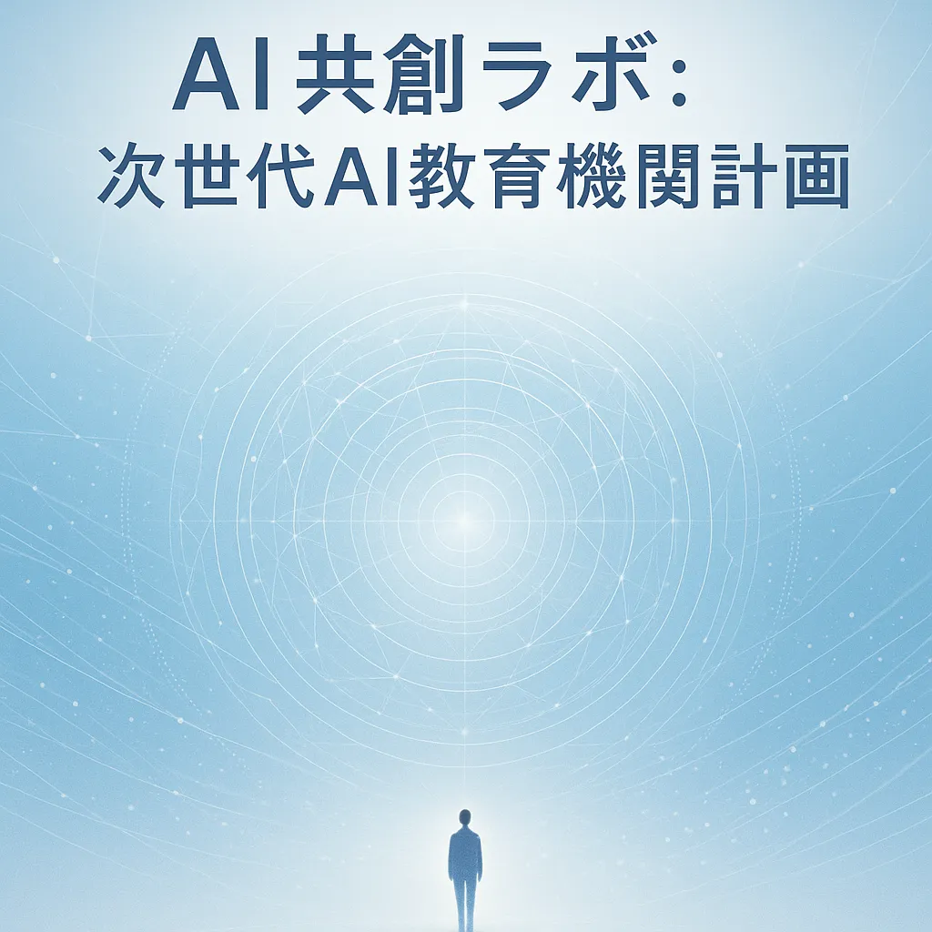 AI共創ラボ：次世代AI教育機関計画── 「AIを正しく育て、AIと共に歩む人間を育成するラボ」へ！の画像